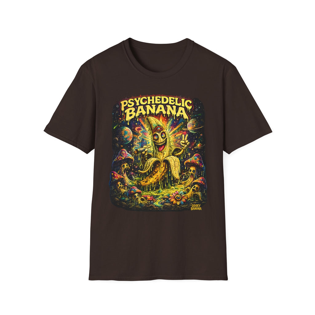 Psychedelic Banana T-Shirt – Trippy Retro Banana Graphic