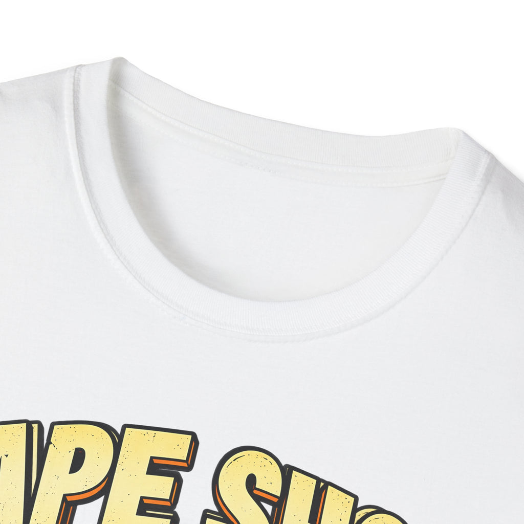 Vape Shop & Beyond T-Shirt – Funny Vaping Comic Graphic