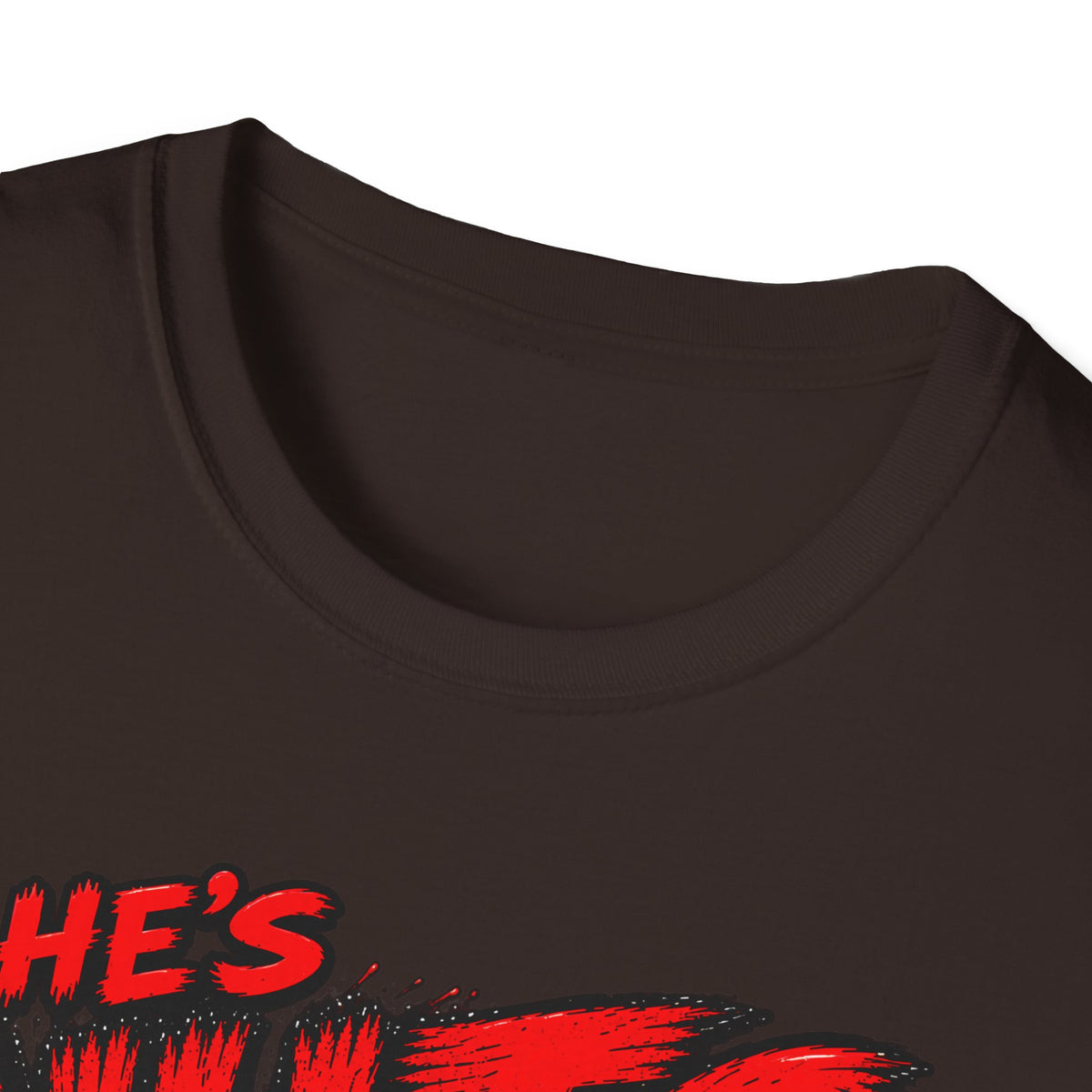 He's Nuts – Grab ’Em T-Shirt – Funny Crazy Humor Graphic