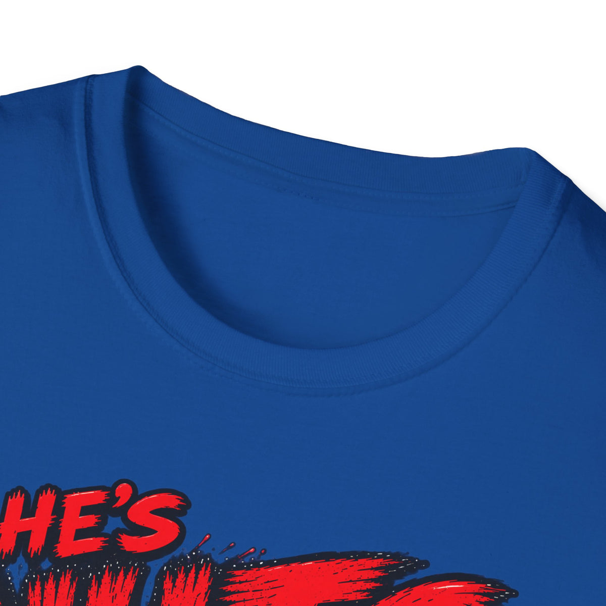 He's Nuts – Grab ’Em T-Shirt – Funny Crazy Humor Graphic