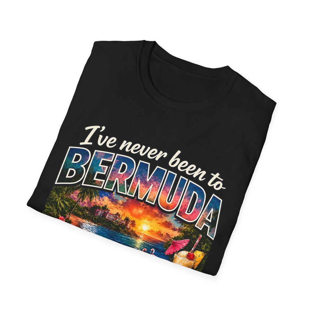 I’ve Never Been to Bermuda Funny Tropical Vacation T-Shirt