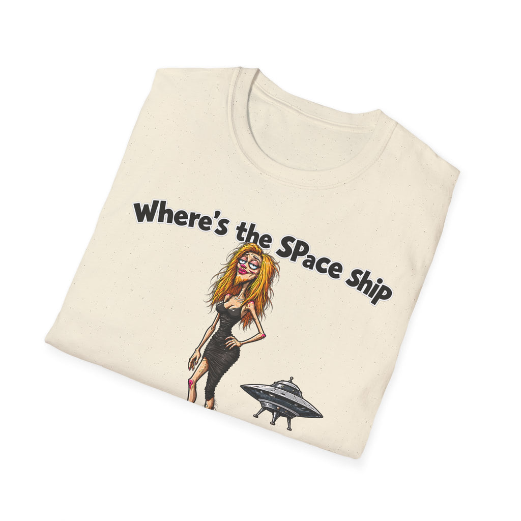 Where's the Space Ship T-Shirt – Funny UFO & Alien Humor