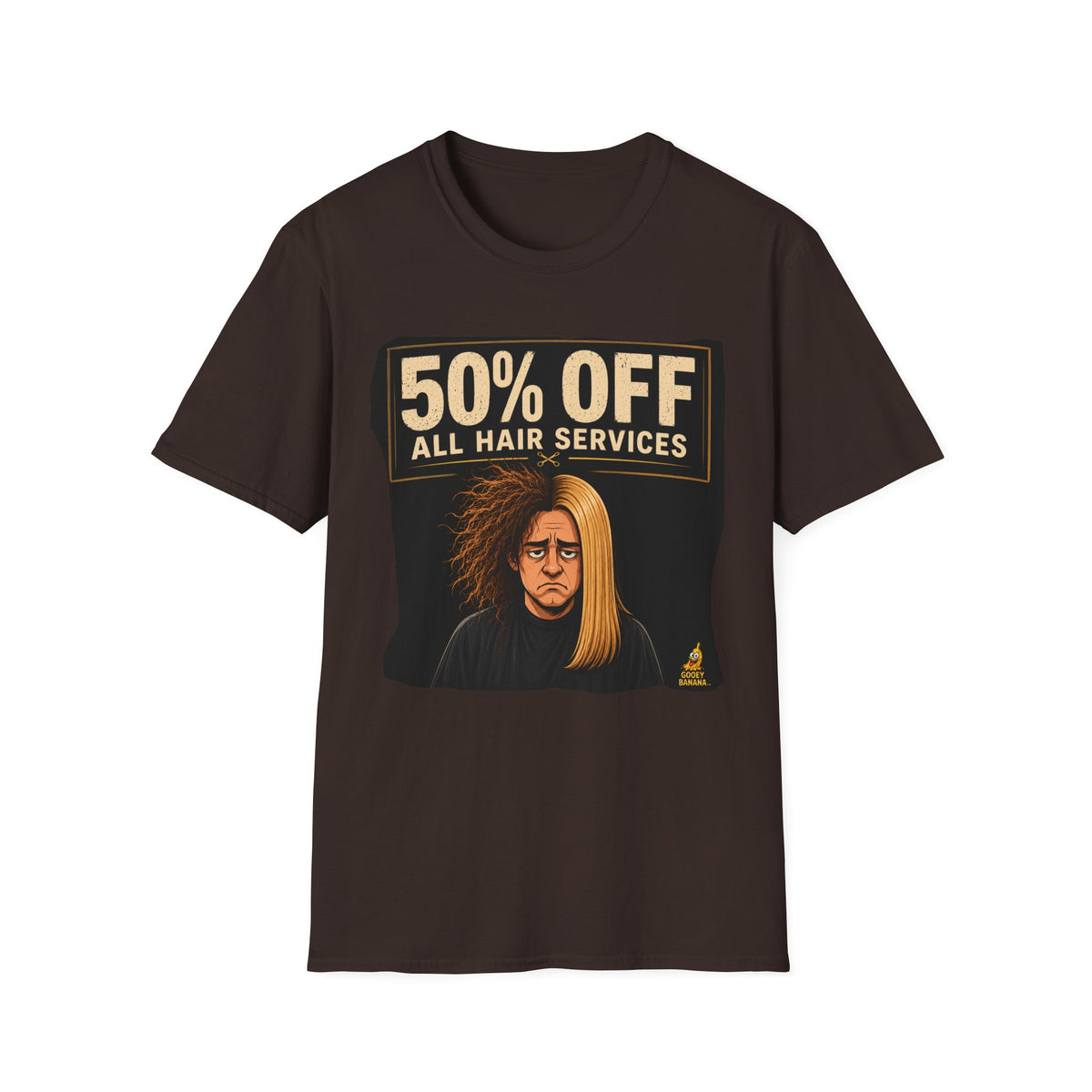 50% Off All Hair Services Funny Hairdresser T-Shirt
