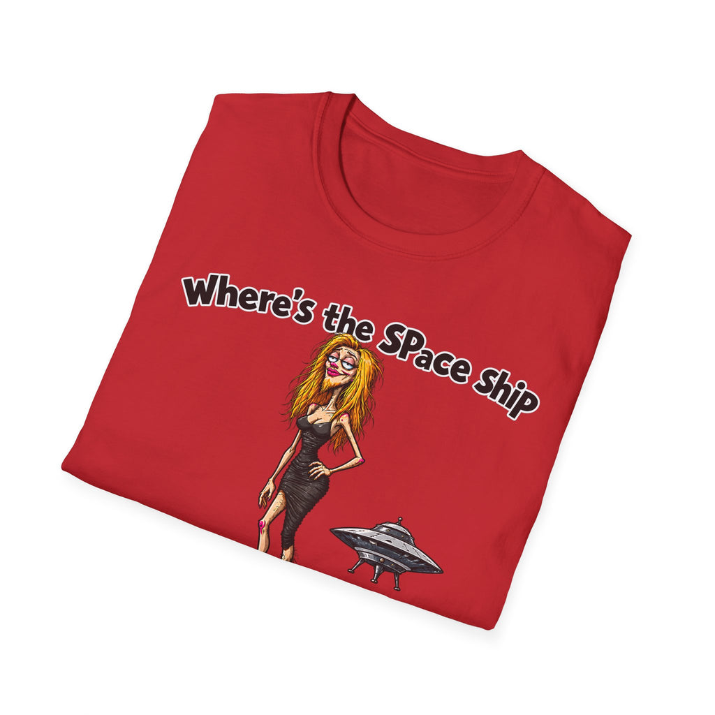 Where's the Space Ship T-Shirt – Funny UFO & Alien Humor