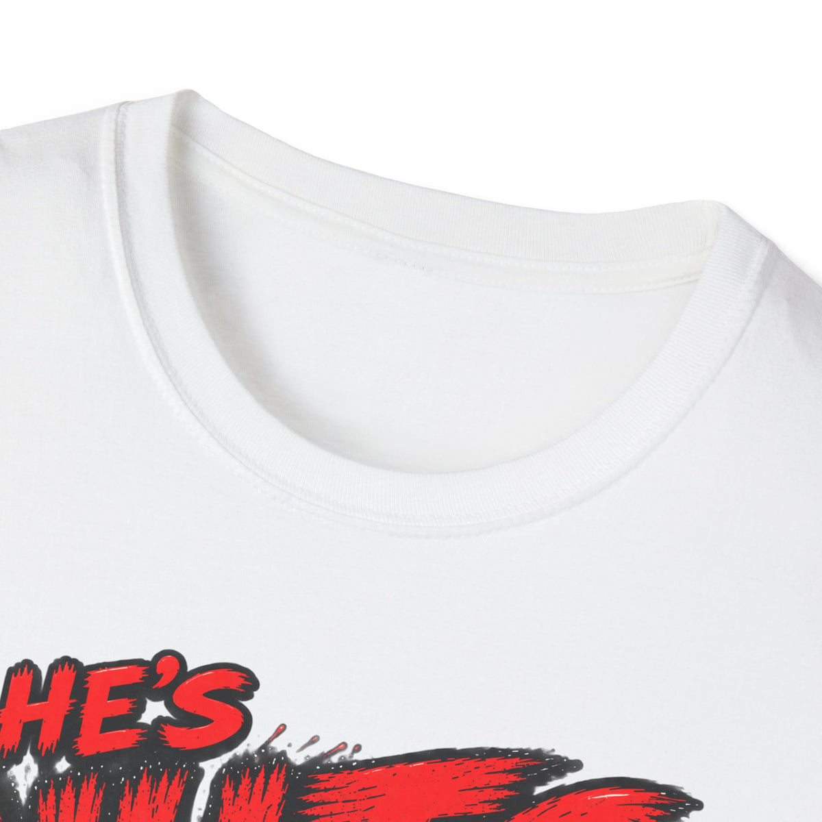 He's Nuts – Grab ’Em T-Shirt – Funny Crazy Humor Graphic