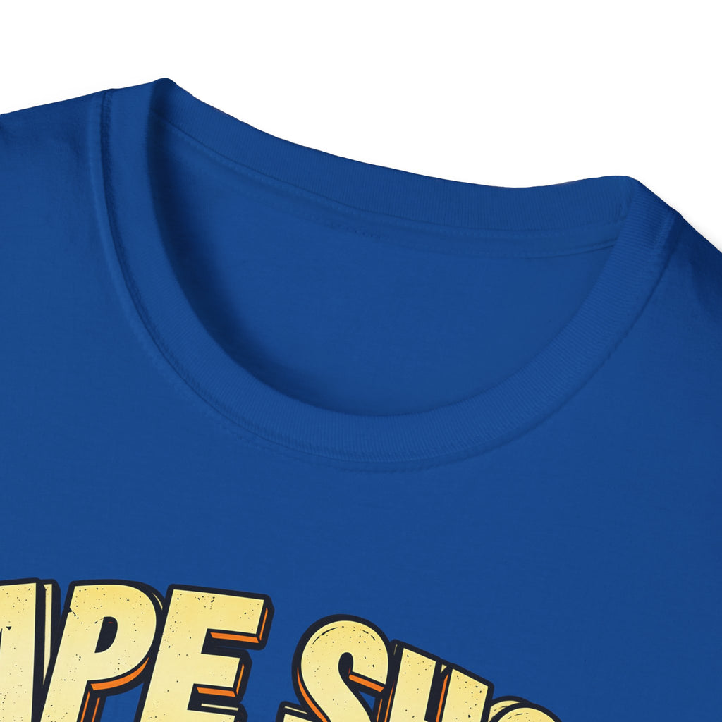 Vape Shop & Beyond T-Shirt – Funny Vaping Comic Graphic