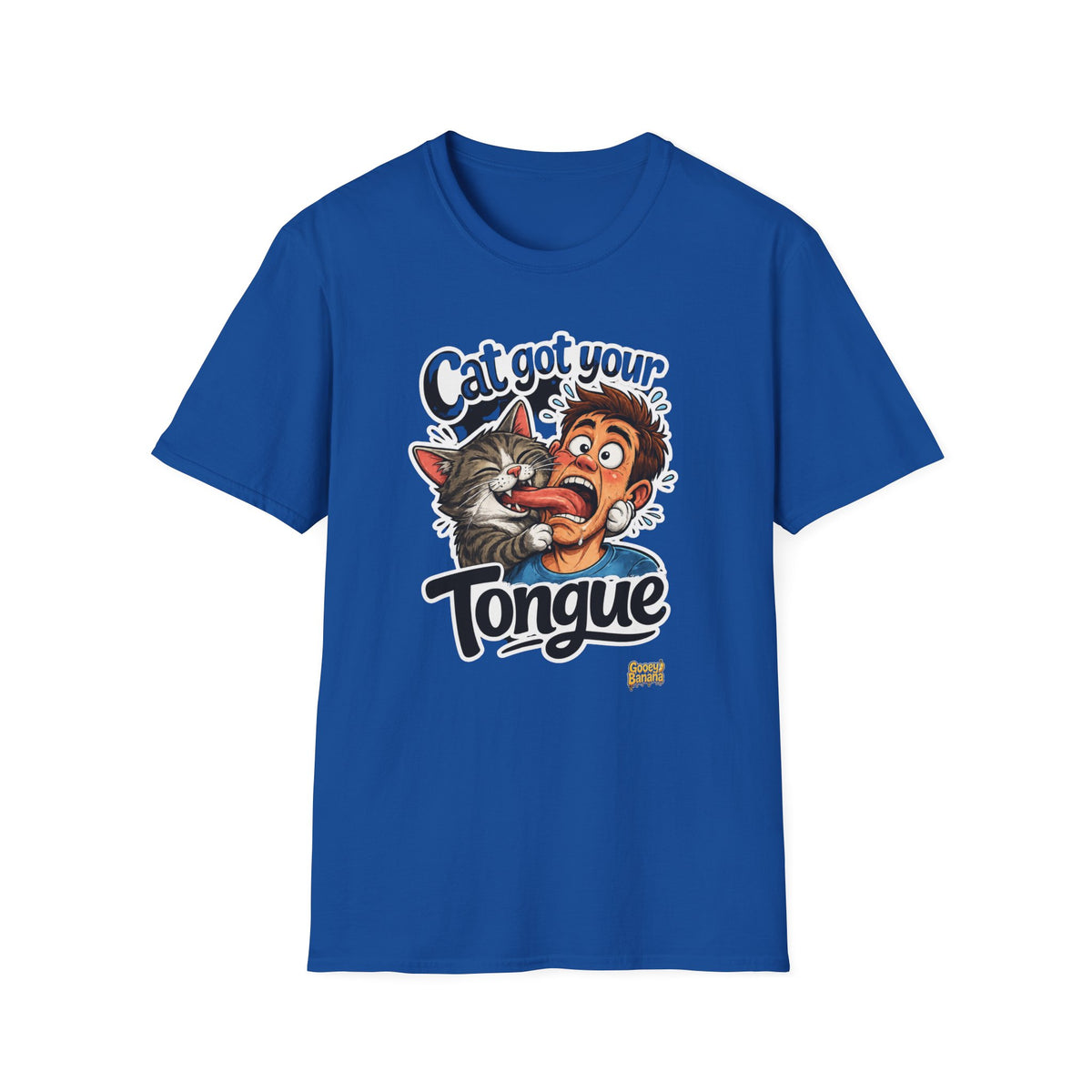 Cat Got Your Tongue T-Shirt – Funny Cat & Tongue Graphic