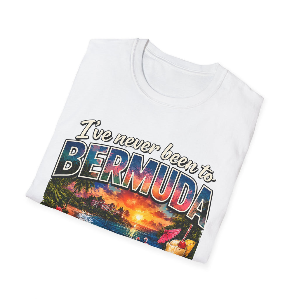 I’ve Never Been to Bermuda Funny Tropical Vacation T-Shirt