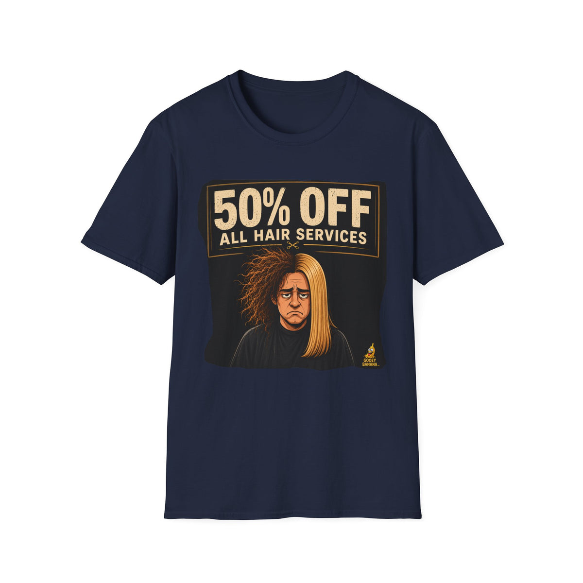 50% Off All Hair Services Funny Hairdresser T-Shirt