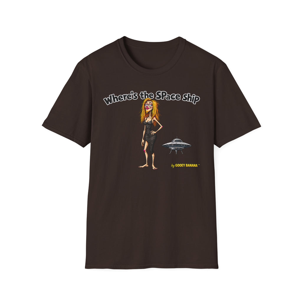 Where's the Space Ship T-Shirt – Funny UFO & Alien Humor