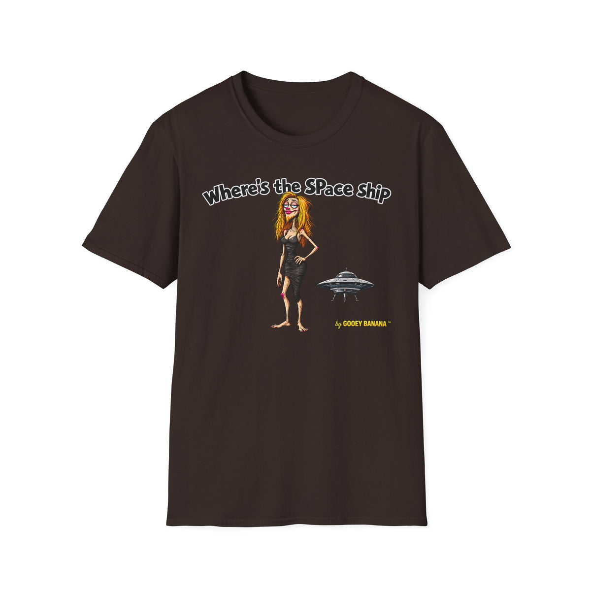 Where's the Space Ship T-Shirt – Funny UFO & Alien Humor