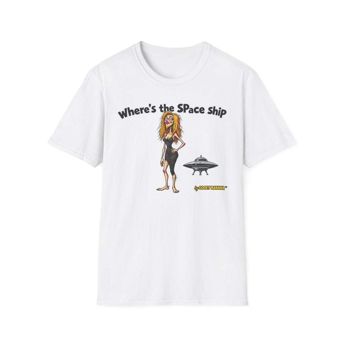 Where's the Space Ship T-Shirt – Funny UFO & Alien Humor