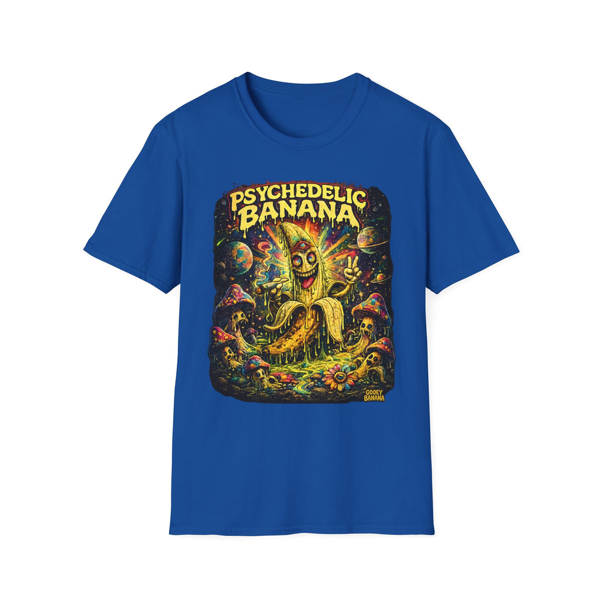 Psychedelic Banana T-Shirt – Trippy Retro Banana Graphic
