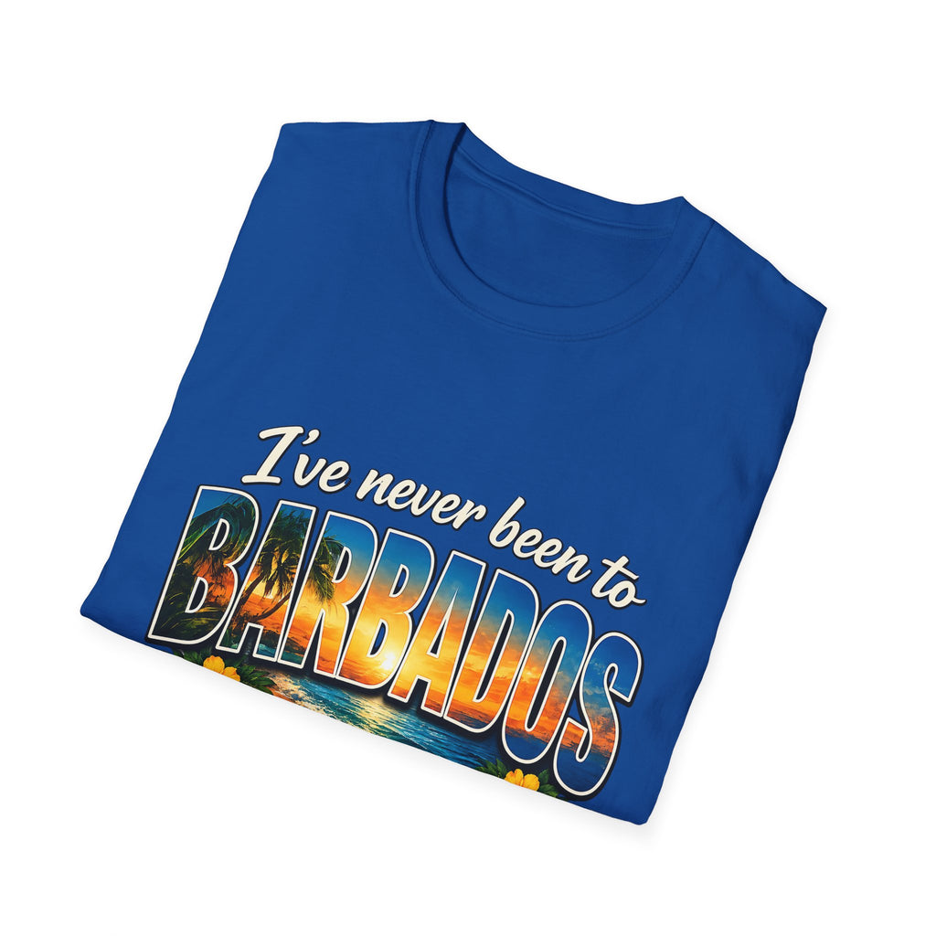 I’ve Never Been to Barbados Funny Tropical Vacation T-Shirt