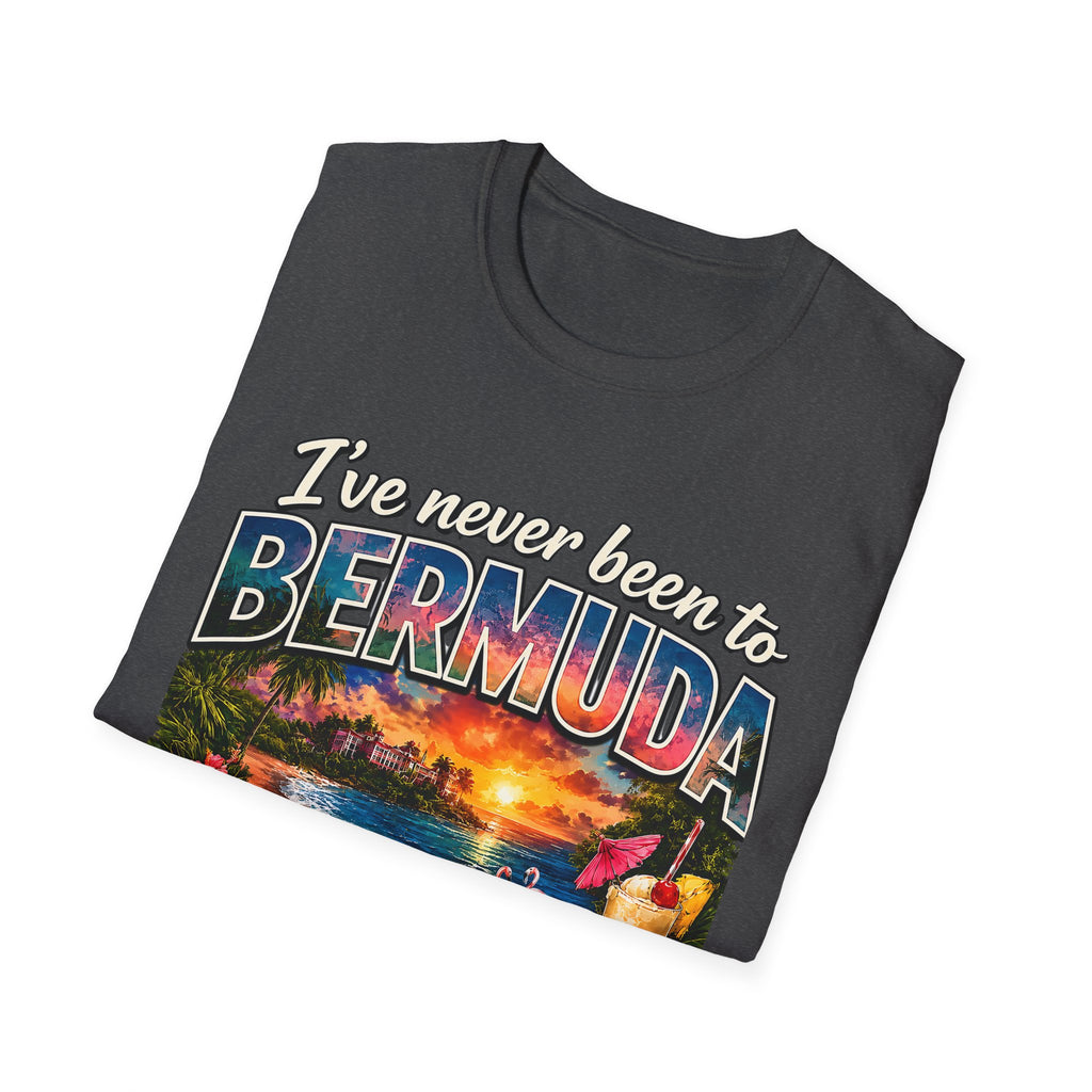 I’ve Never Been to Bermuda Funny Tropical Vacation T-Shirt