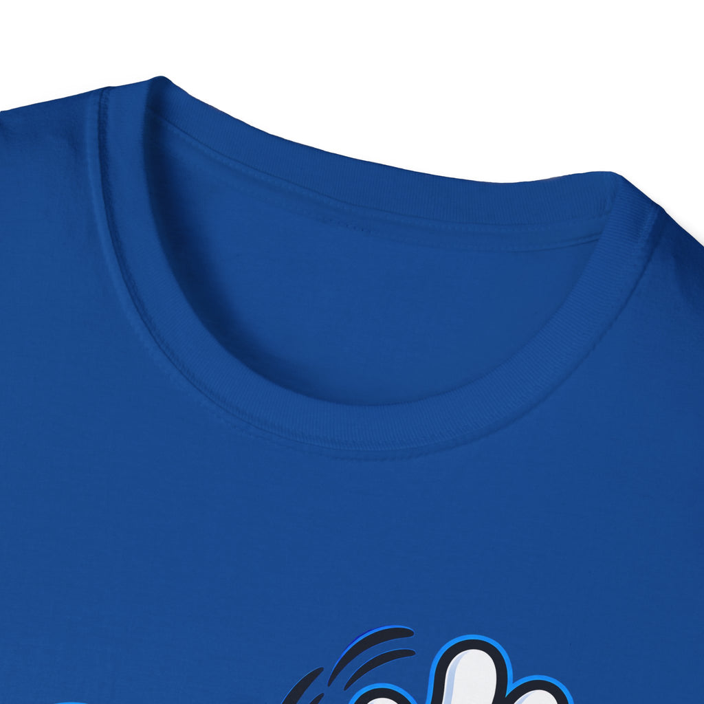 Hello Goodbye Funny Two-Sided T-Shirt – Goodbye Back Design