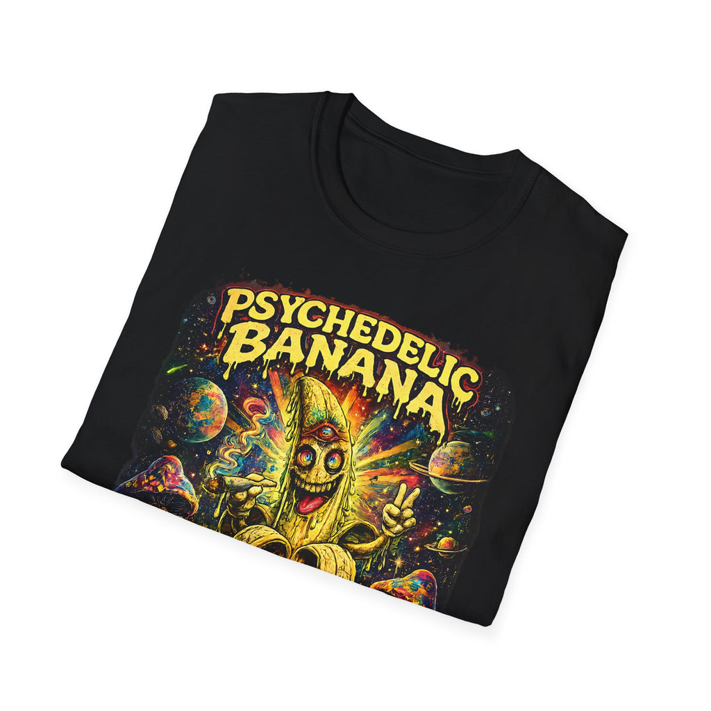 Psychedelic Banana T-Shirt – Trippy Retro Banana Graphic